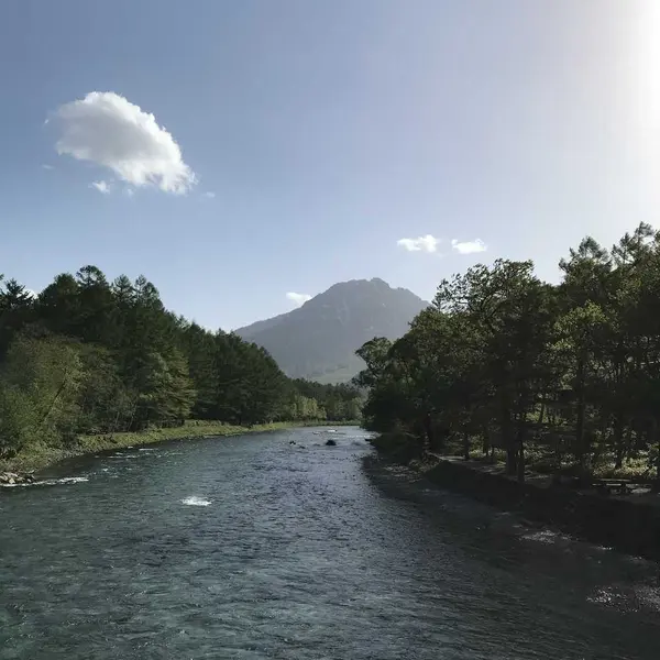 河童橋からの焼岳