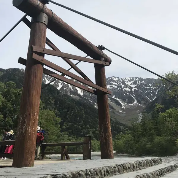 河童橋と穂高連峰