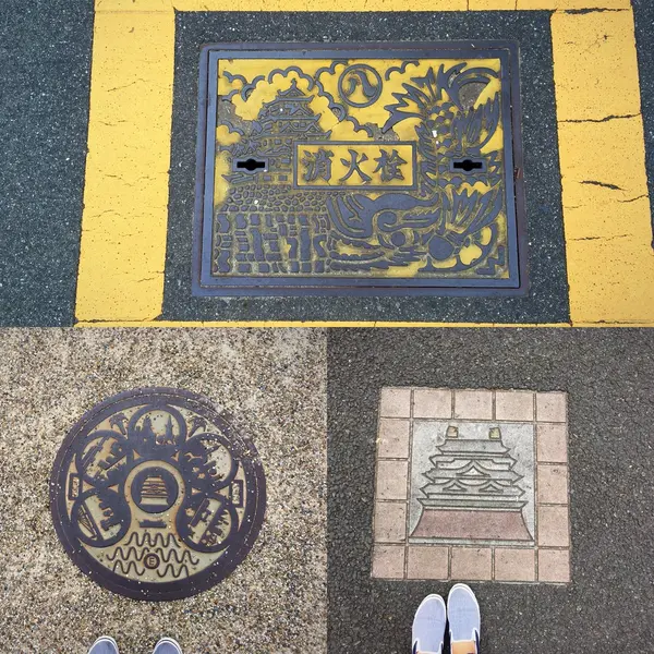 名古屋城周辺マンホール