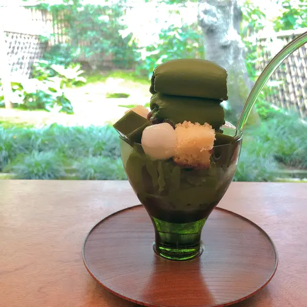 抹茶のパフェ