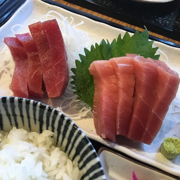 まぐろ中トロと赤身