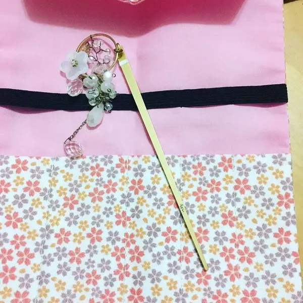 桜モチーフ？？かんざし