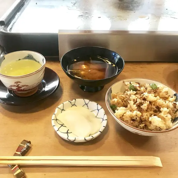 〆はガーリックライス🎶