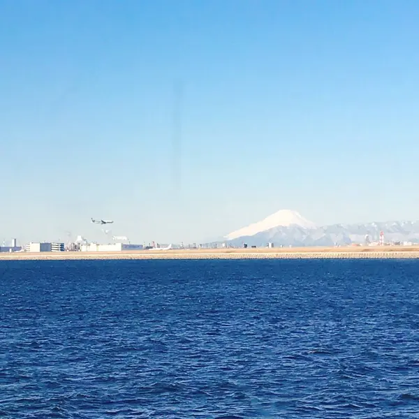 富士山が見えました