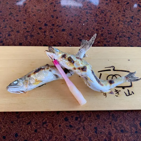 焼きたての鮎