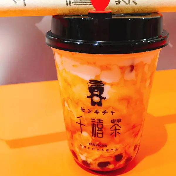 黒糖タピオカミルク Mサイズ 無糖 540yen