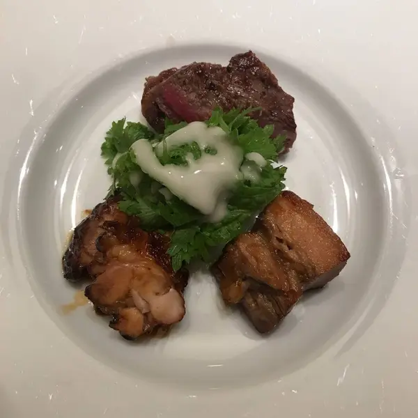 焼き合わせ三種盛り