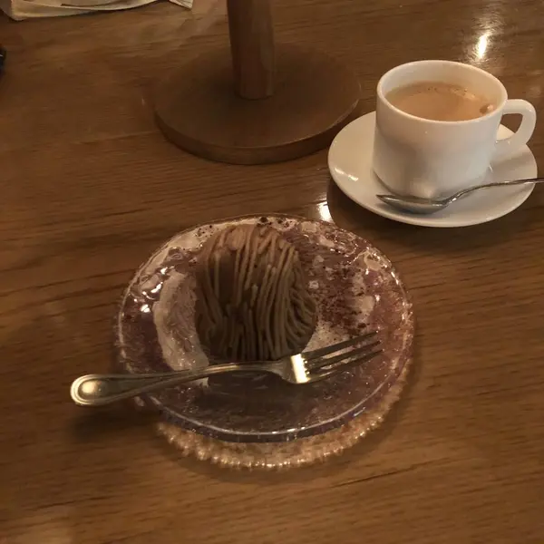 モンブランとミルクティー