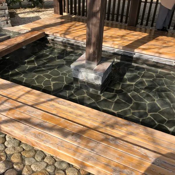 梅まつり期間限定の足湯