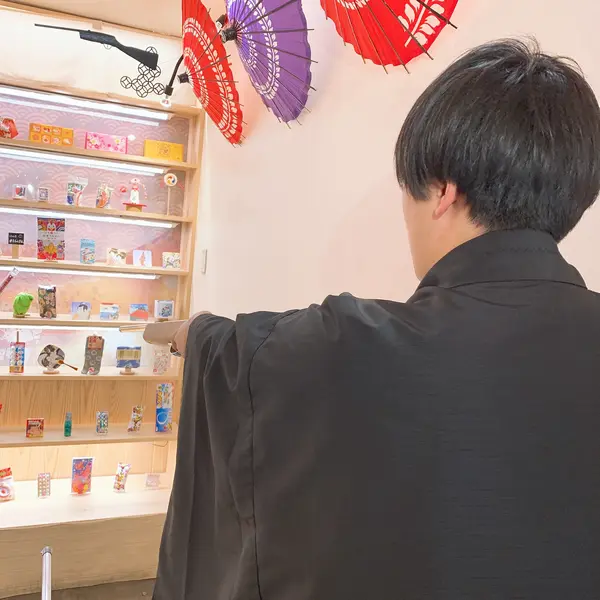 金魚屋さんの隣の射的屋さん