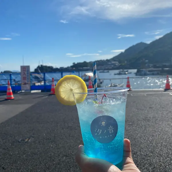 ソーダと一緒に少し休憩