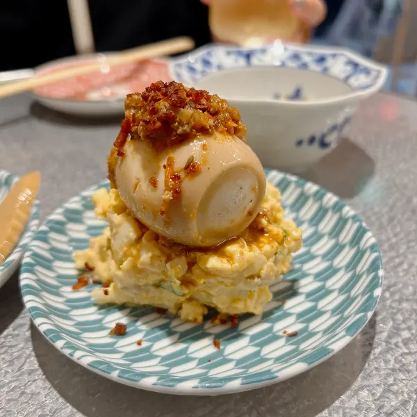 肉味噌玉子ポテトサラダ