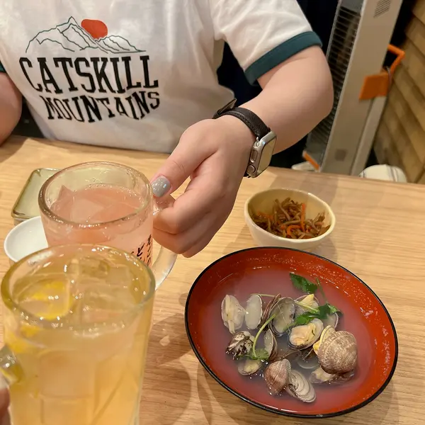 アサリつかみ取り