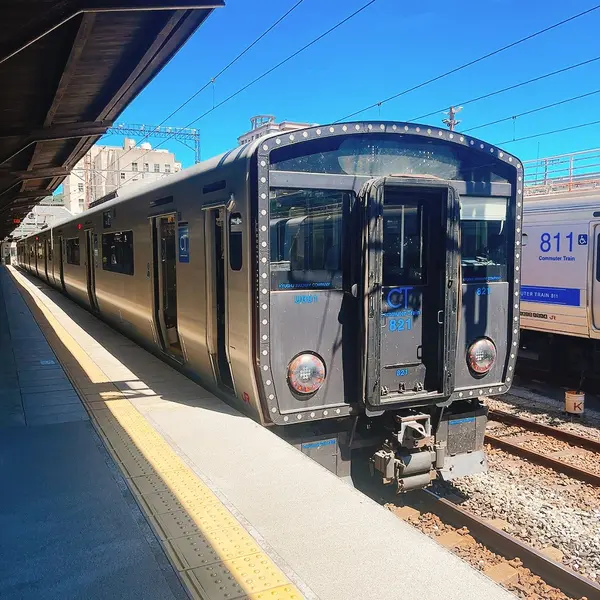 乗ってきた電車