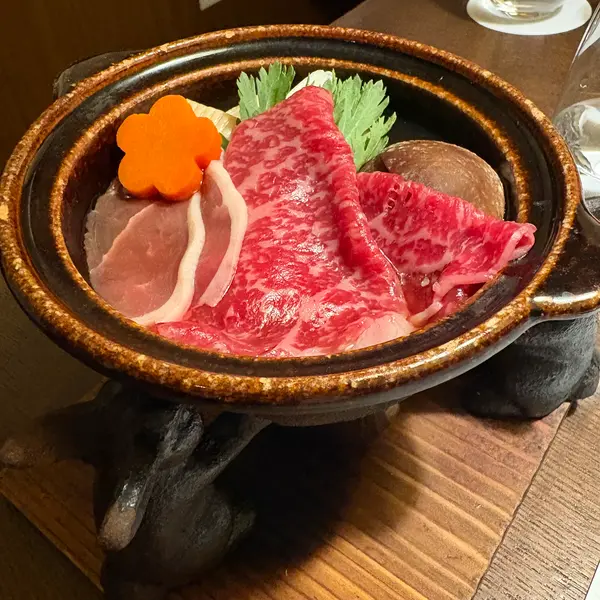 牛と鴨の治部煮