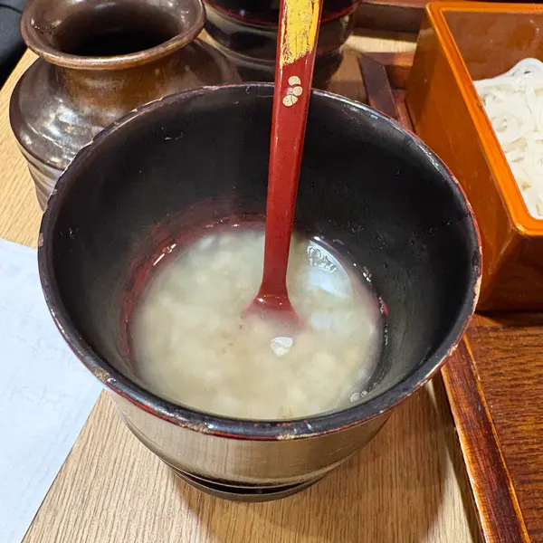 そば粥がなかなか食べないけども美味しかった！