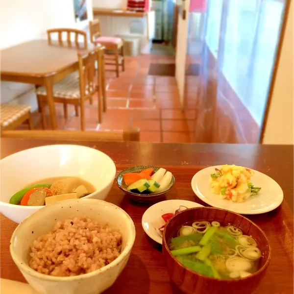 国分寺野菜を使った日替わり定食も自慢です！