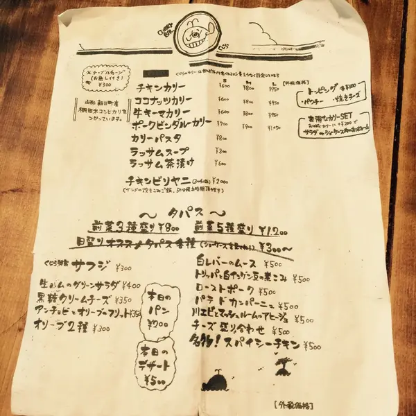 メニュー