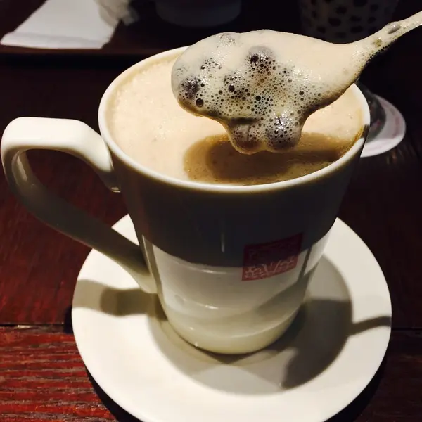 ホットのタピオカに感激！