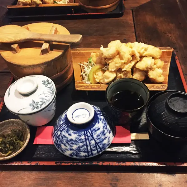 とり天定食