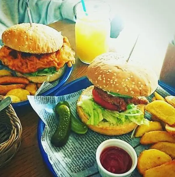 ハンバーガー🍔最高😋