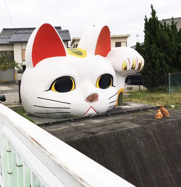 招き猫とこにゃん