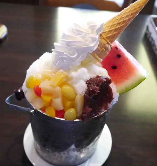 バケツ型かき氷
