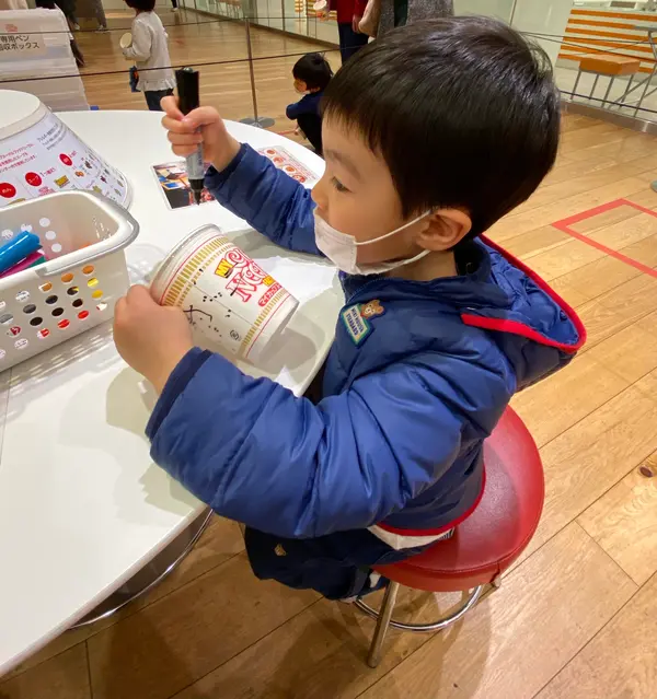 カップヌードル作り