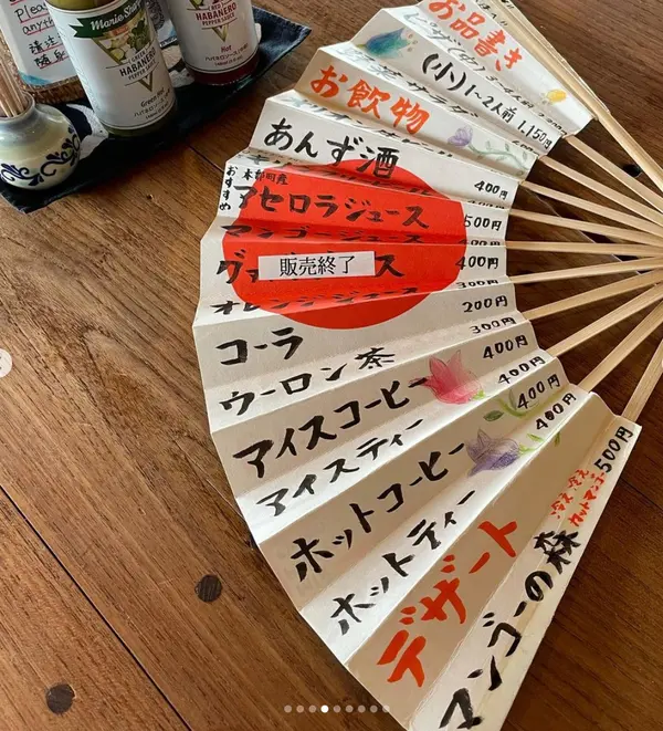 メニューも可愛いです！