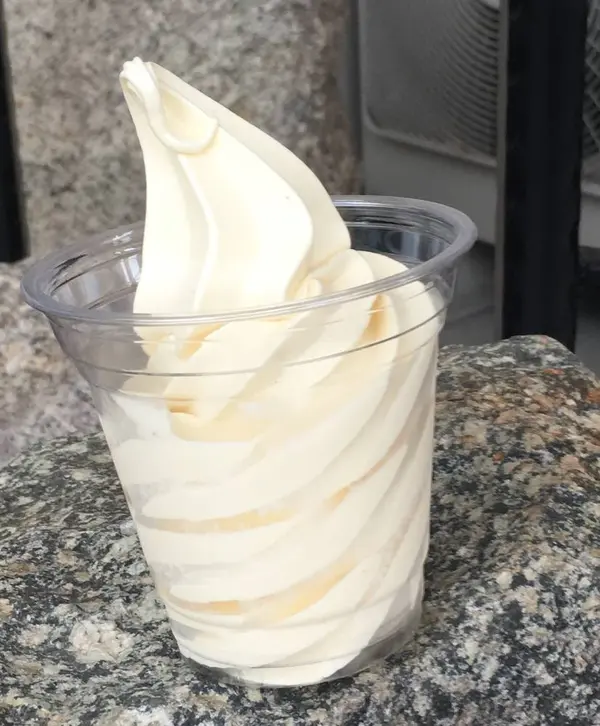 栗のソフトクリーム