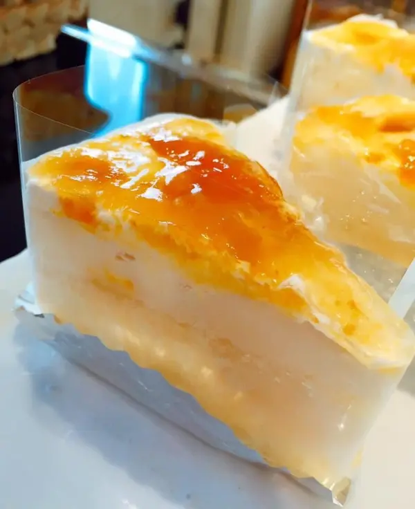 キンカンのレアチーズケーキ