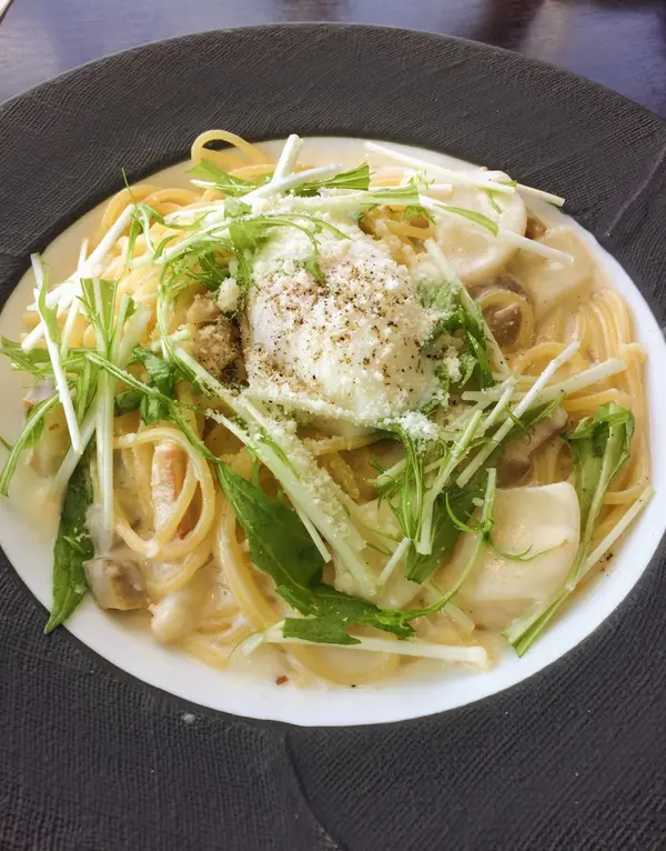 ランチのかぶのクリームパスタ