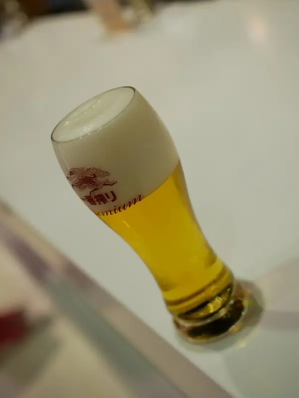 二杯目は、一番搾りプレミアム