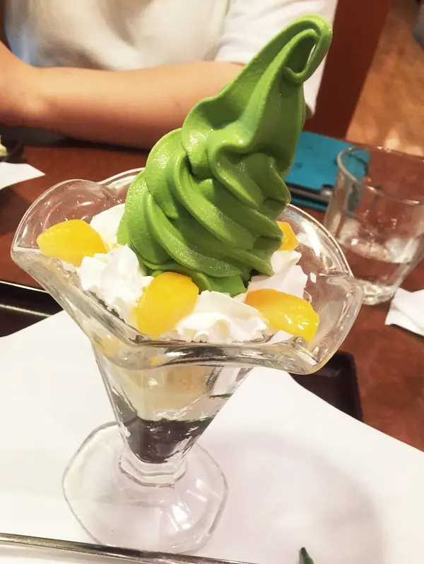 和風のパフェがおいしい〜