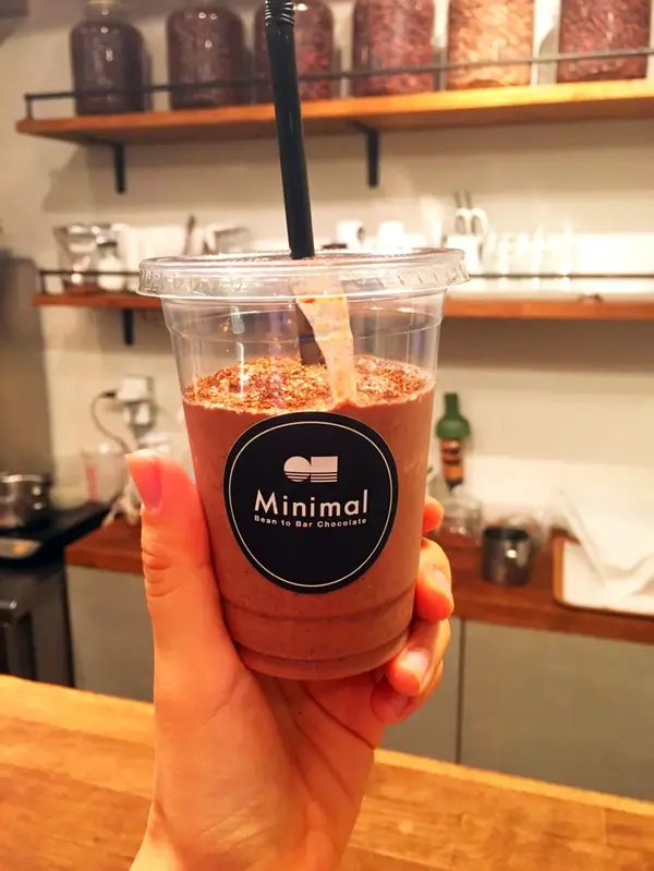 オススメはチョコレートドリンク
