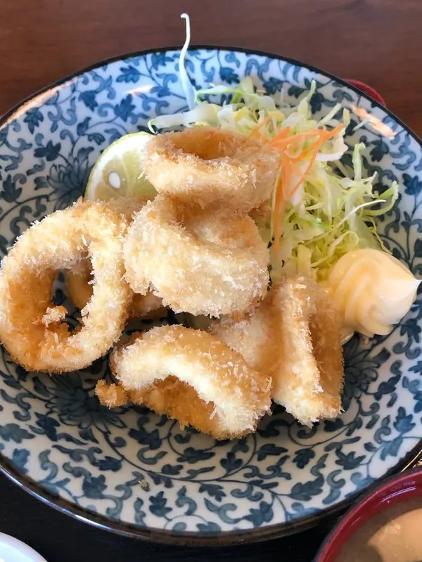 イカリングフライ定食