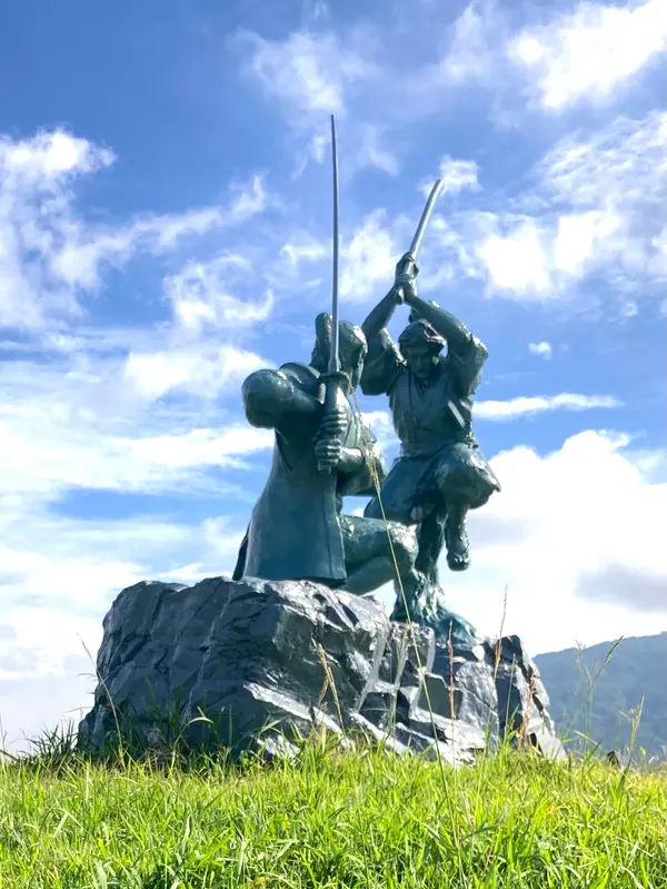 迫力ある"武蔵•小次郎蔵"