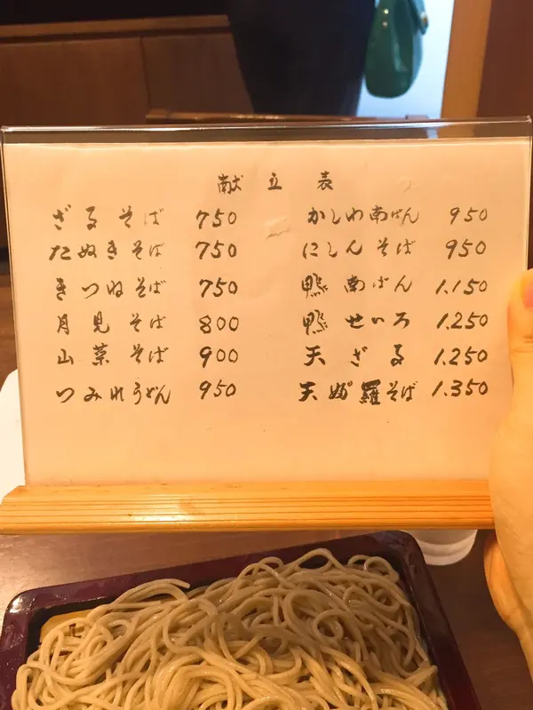 献立表