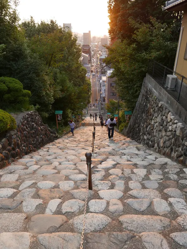 丁度日没が見えました