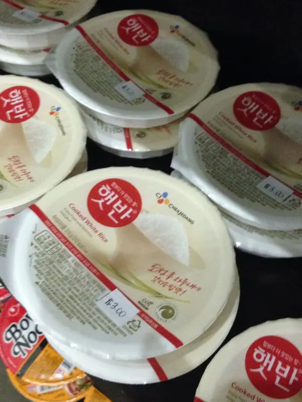 即席ご飯あり