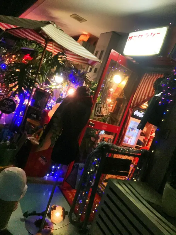 お店の外！