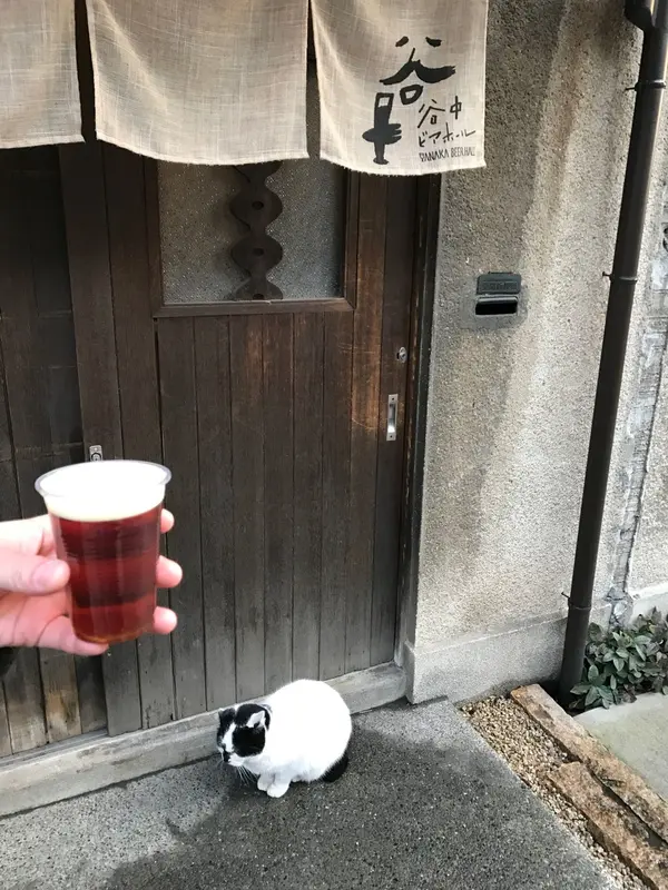 ビールと猫とパンと♪