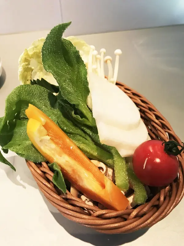 サラダバーの野菜さん。