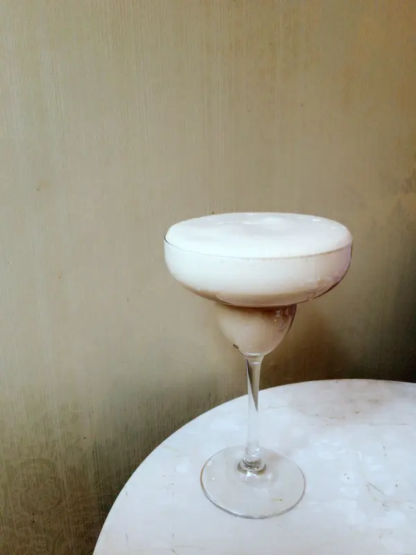 モコモコのアイスカフェラテ