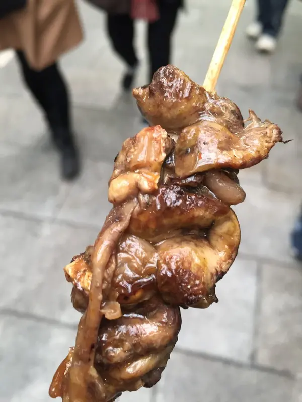 1本150円のうなぎの肝焼き