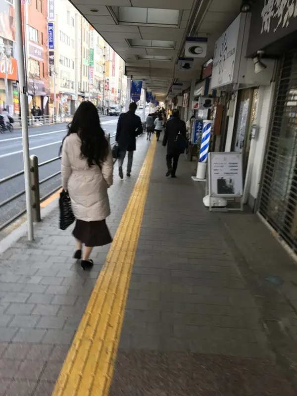 劇場までは商店街