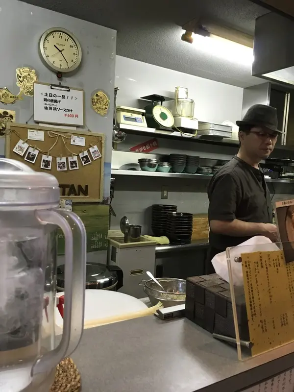 愛想の良いマスター