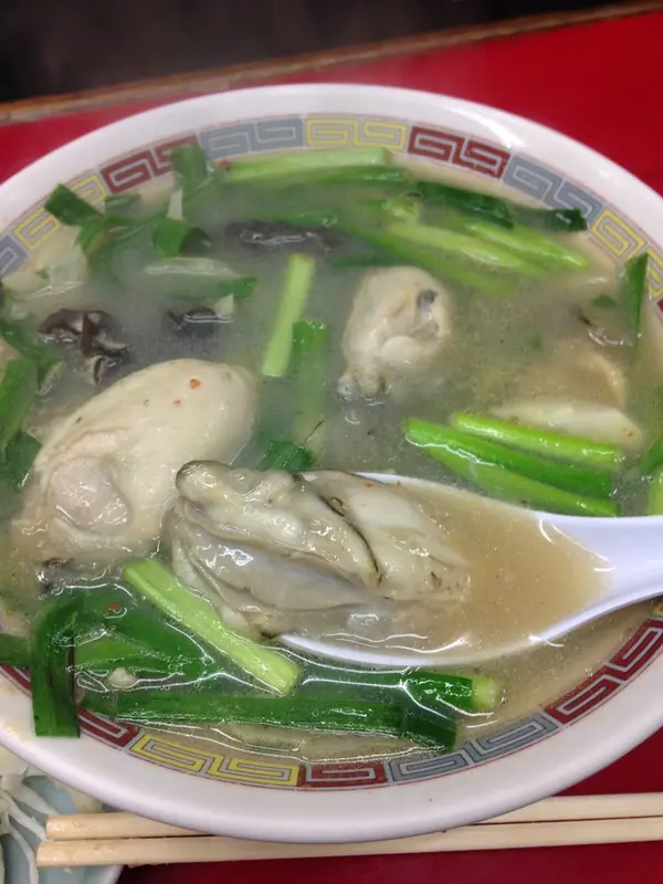 牡蠣ラーメン ¥1200