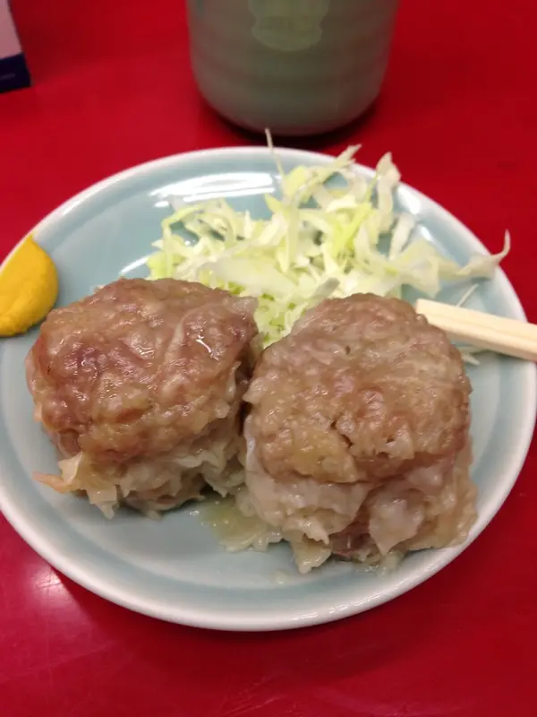 ジャンボ焼売 半個(2個)¥300