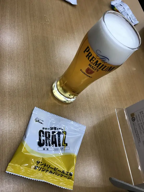 大人向け試飲とおつまみ